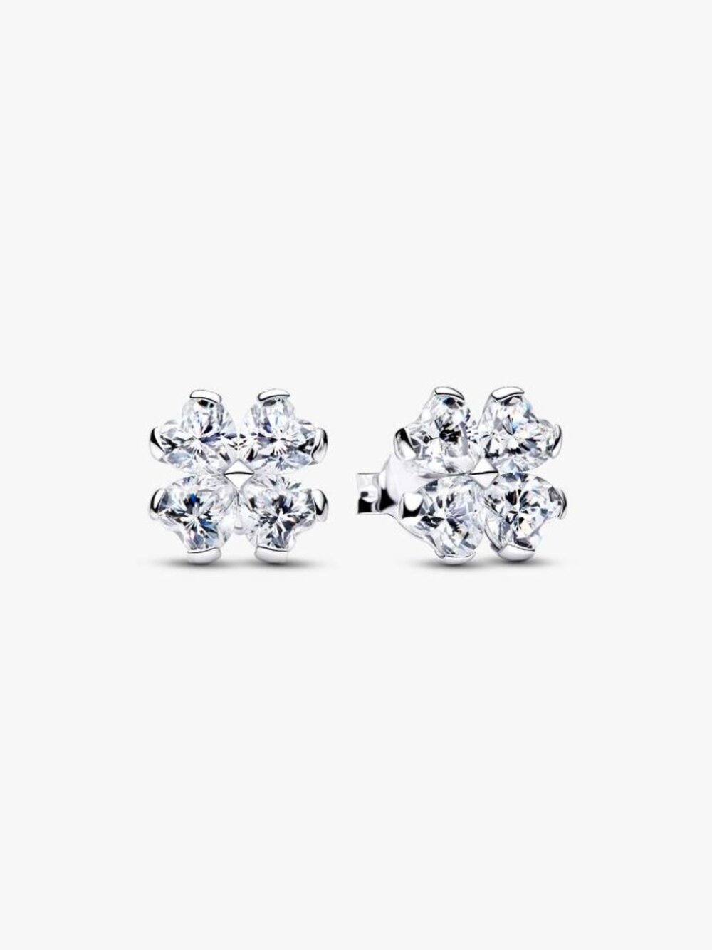 Pandora Sparkling Lucky Clover Stud Earrings